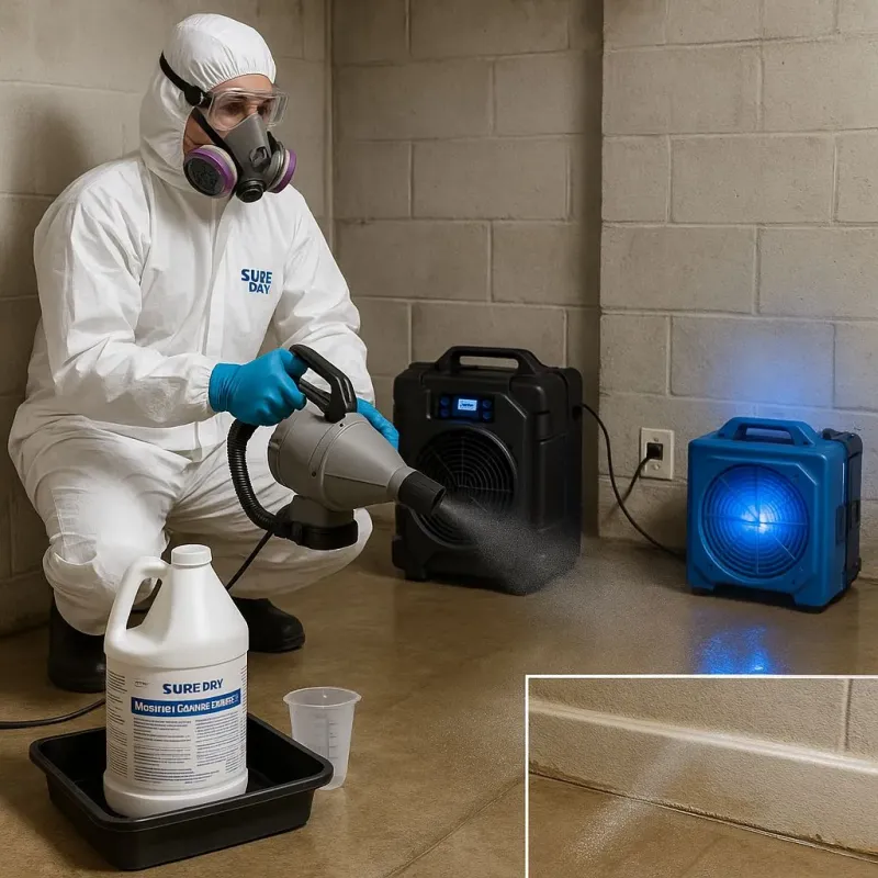 Sanitization and Odor Removal process in Sixteen Mile Stand, OH
